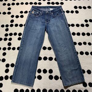 Cinch Bronze Label Grant Medium Wash Denim Straight Leg Bootcut Jeans